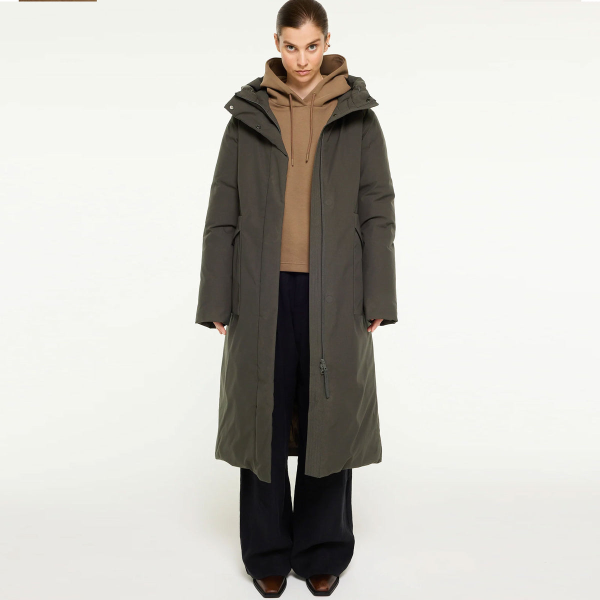 Naila Cold Winter Parka deep olive