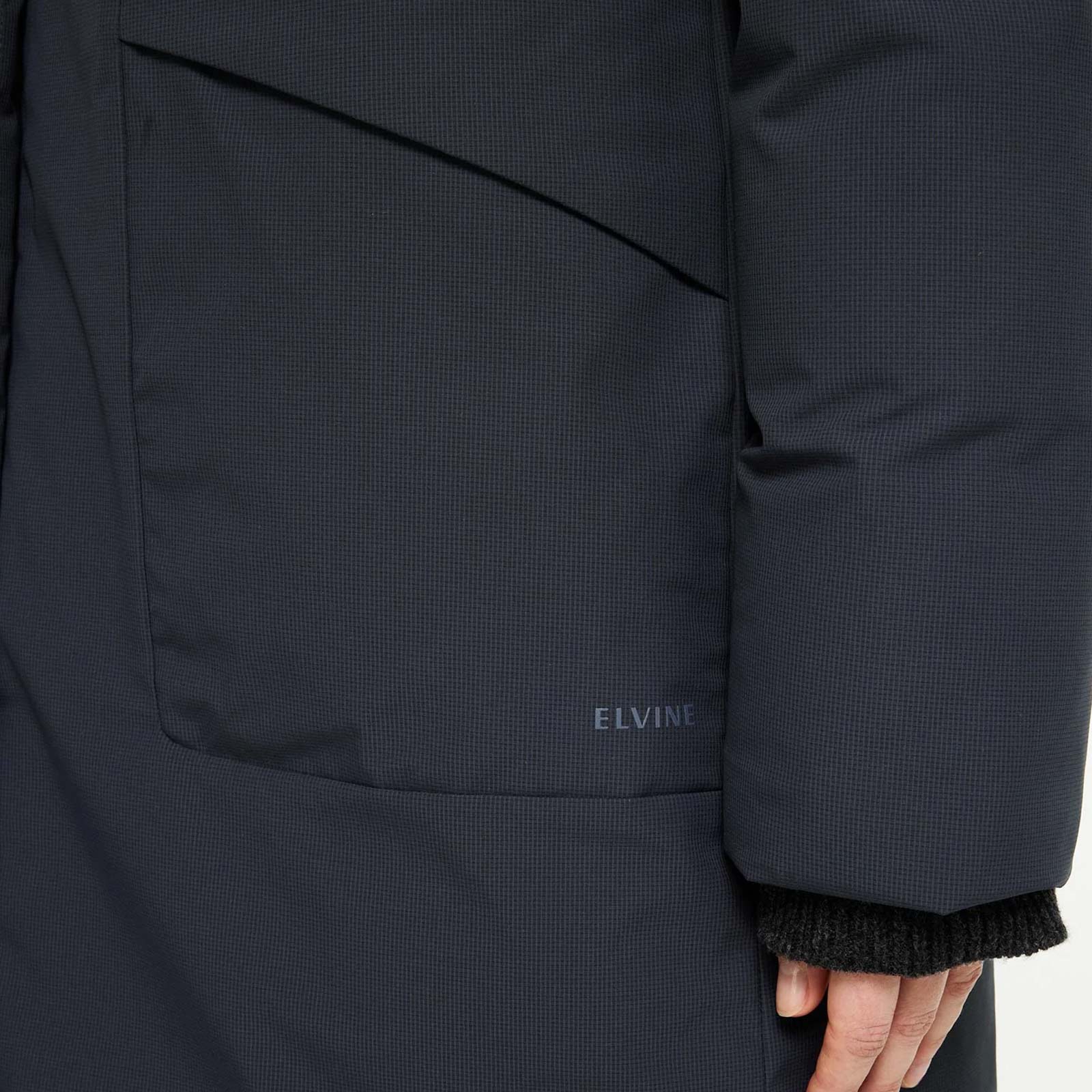 Naila Cold Winter Parka night  grey Elvine