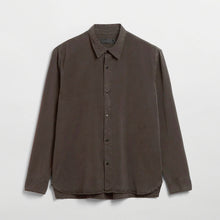 Ossian Tencel Shirt dark coffee Elvine