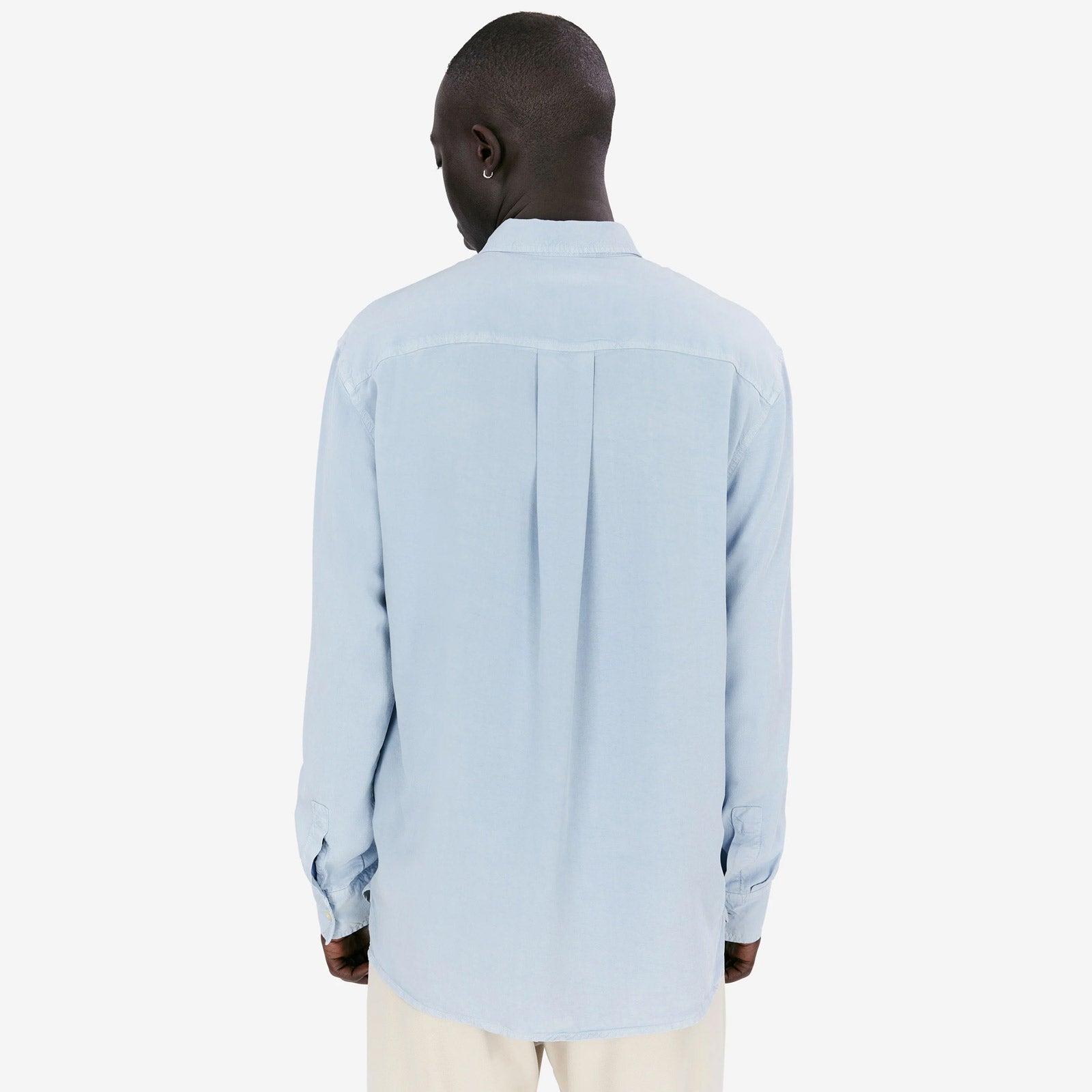 Ossian Tencel Shirt light blue Elvine