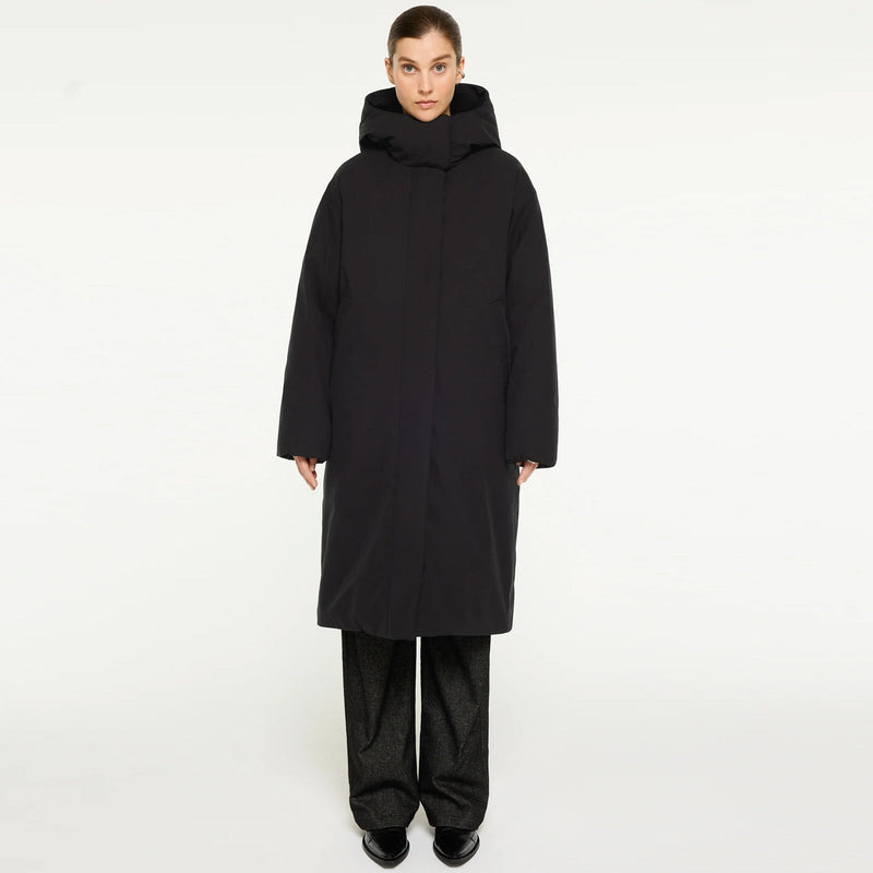 Saira Cold Winter Parka black Elvine