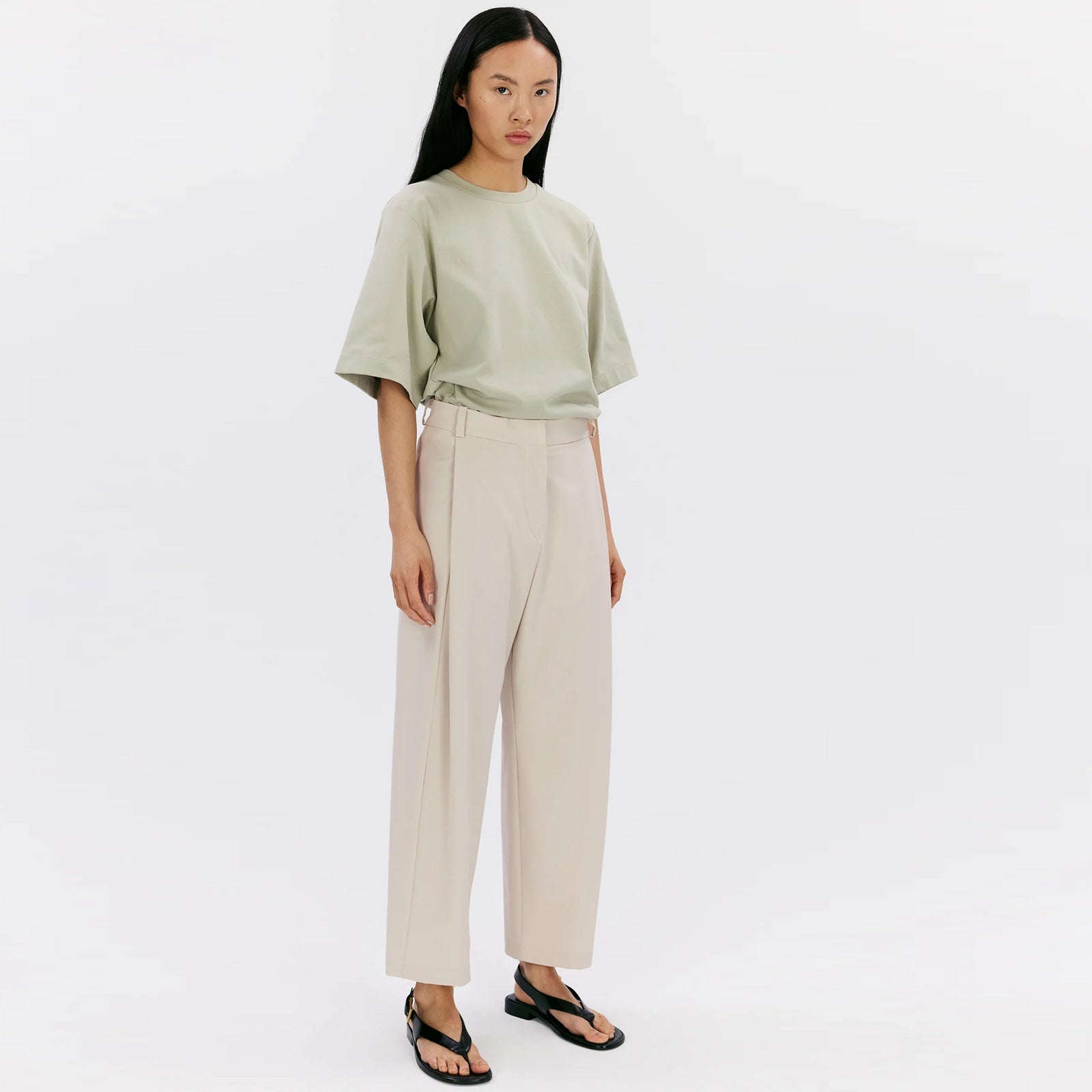 Sandi Light Pants pale smoke