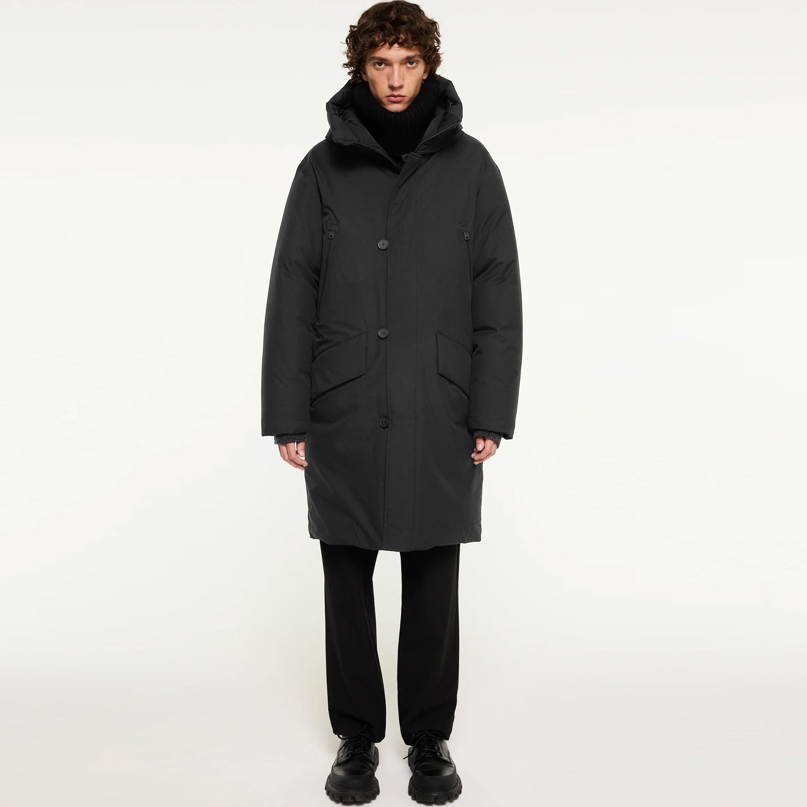 Teodor Heavy Winter Parka black Elvine