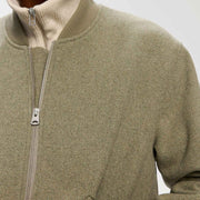 Ylve Wool Jacket green melange