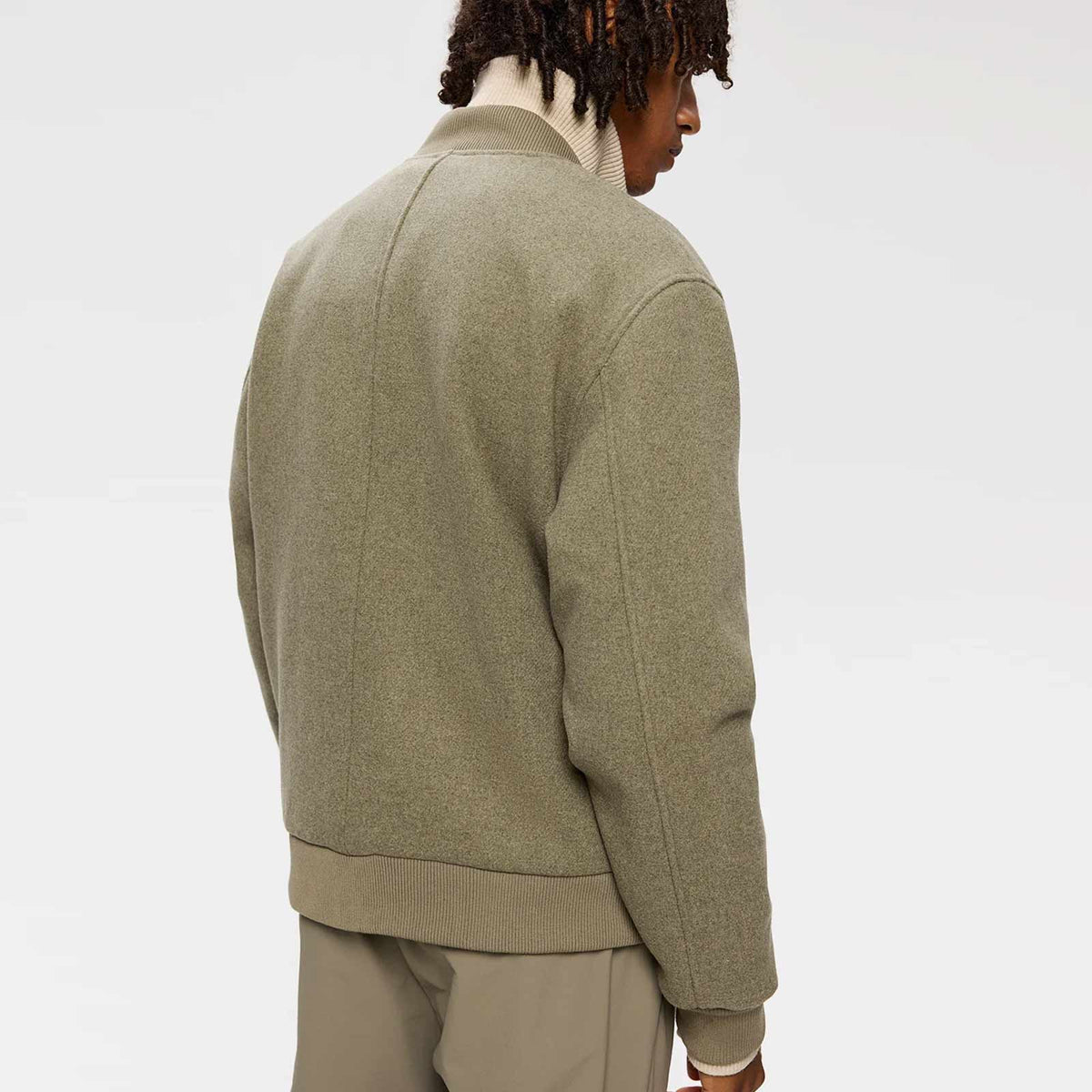 Ylve Wool Jacket green melange