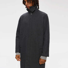 Yonatan Wool Coat dark grey mel