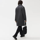 Yonatan Wool Coat dark grey mel