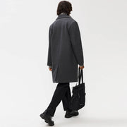 Yonatan Wool Coat dark grey mel