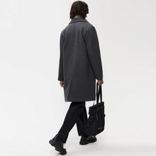 Yonatan Wool Coat dark grey mel