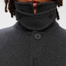 Yonatan Wool Coat dark grey mel