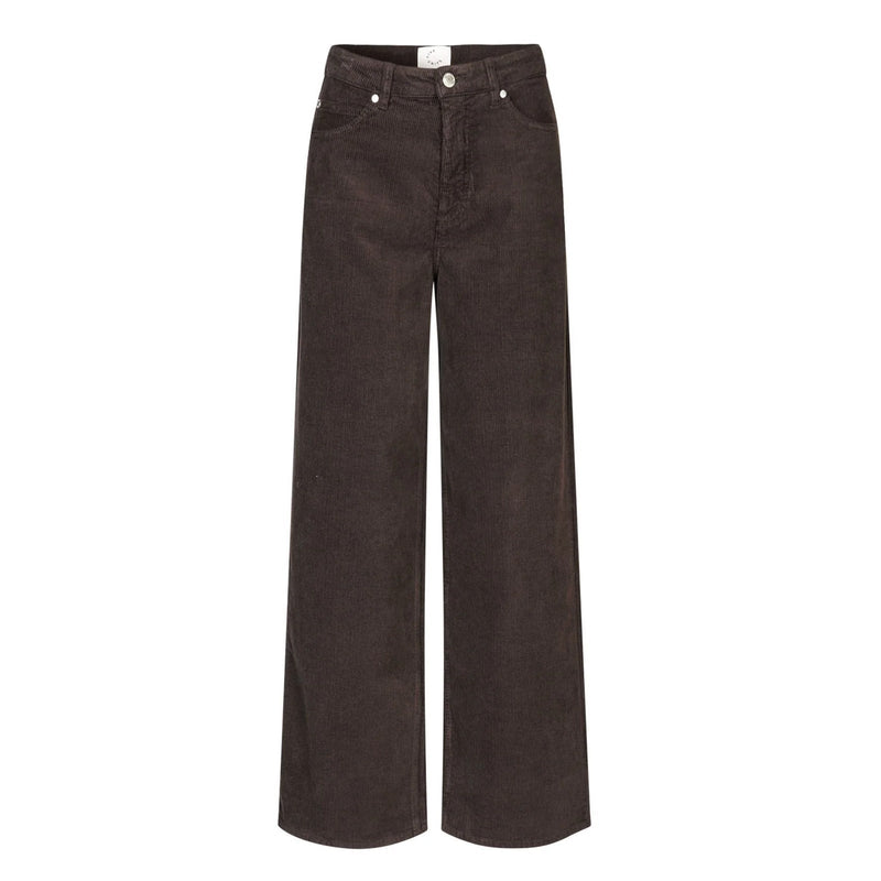 AbbyFV Long 393 dark coffee corduroy Five Units
