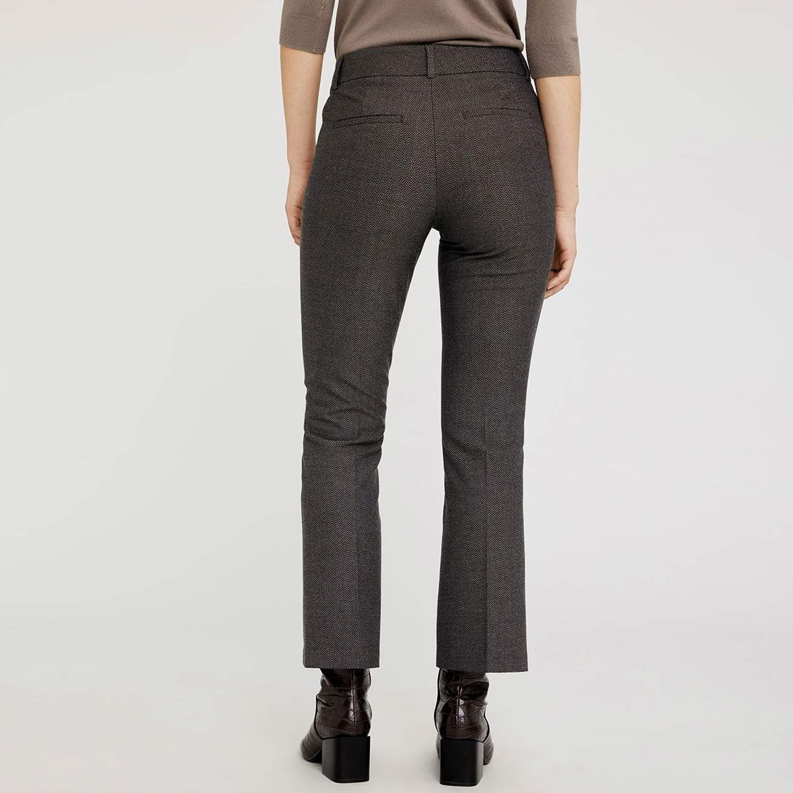 ClaraFV Ankle 023 Trousers sepia herringbone