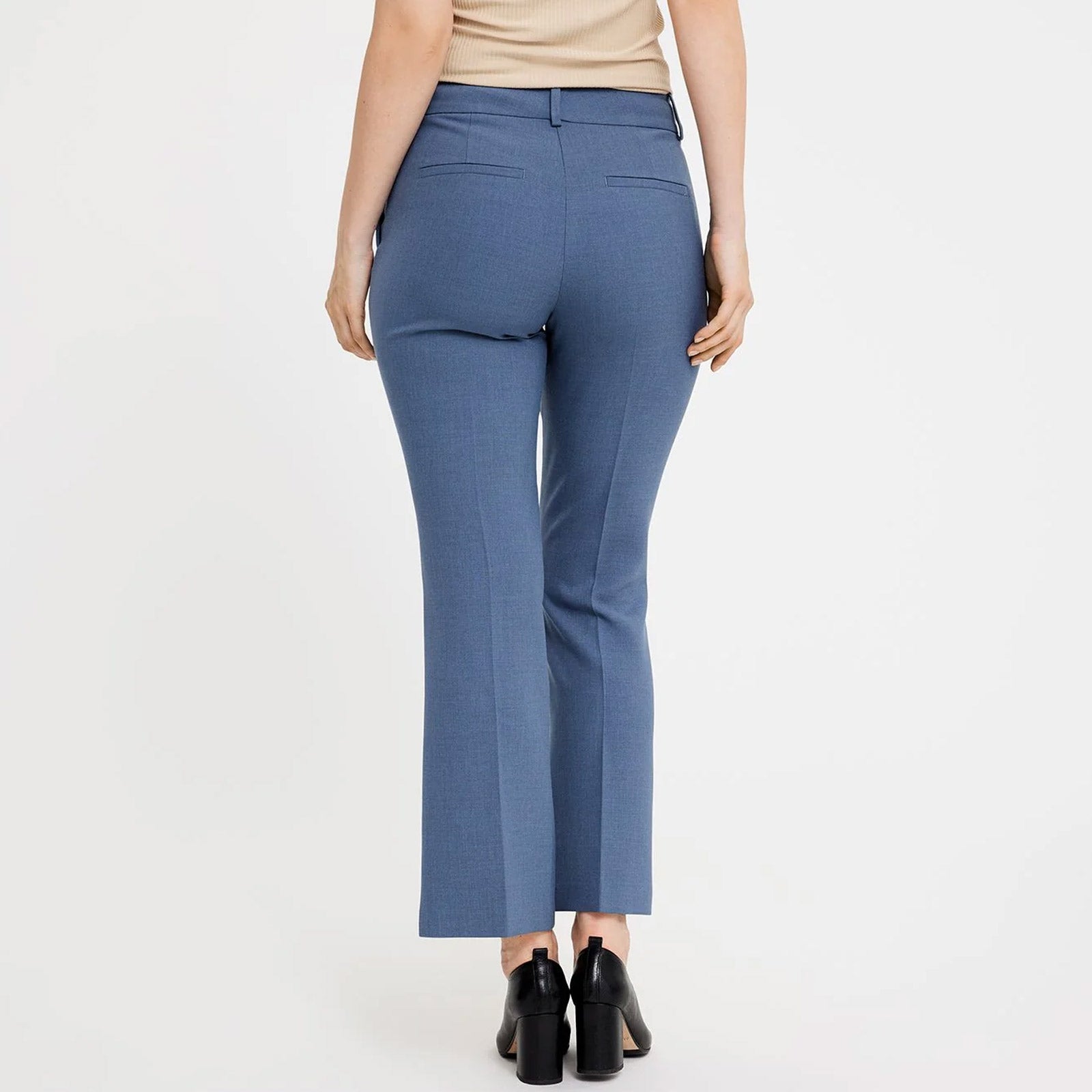 ClaraFV Ankle 085 Trousers blue mist melange