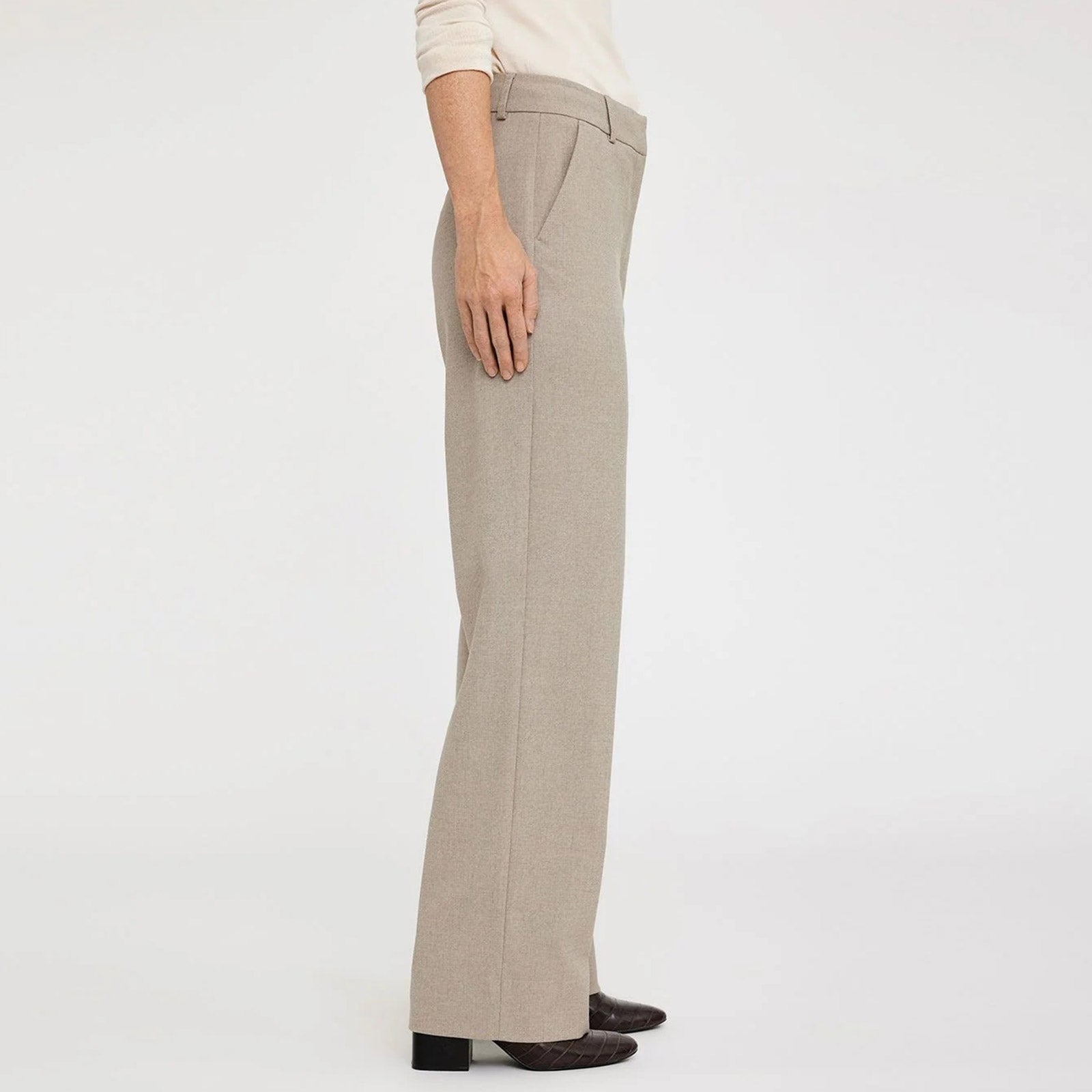 DenaFV 438 Trousers dark sand melange