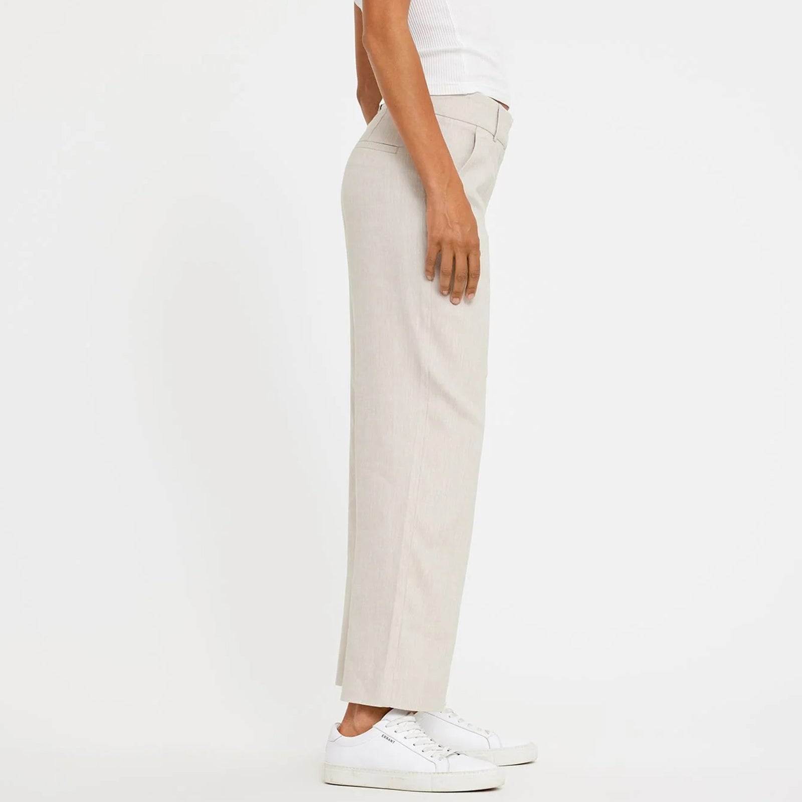 DenaFV 769 Ankle Pants sand linen