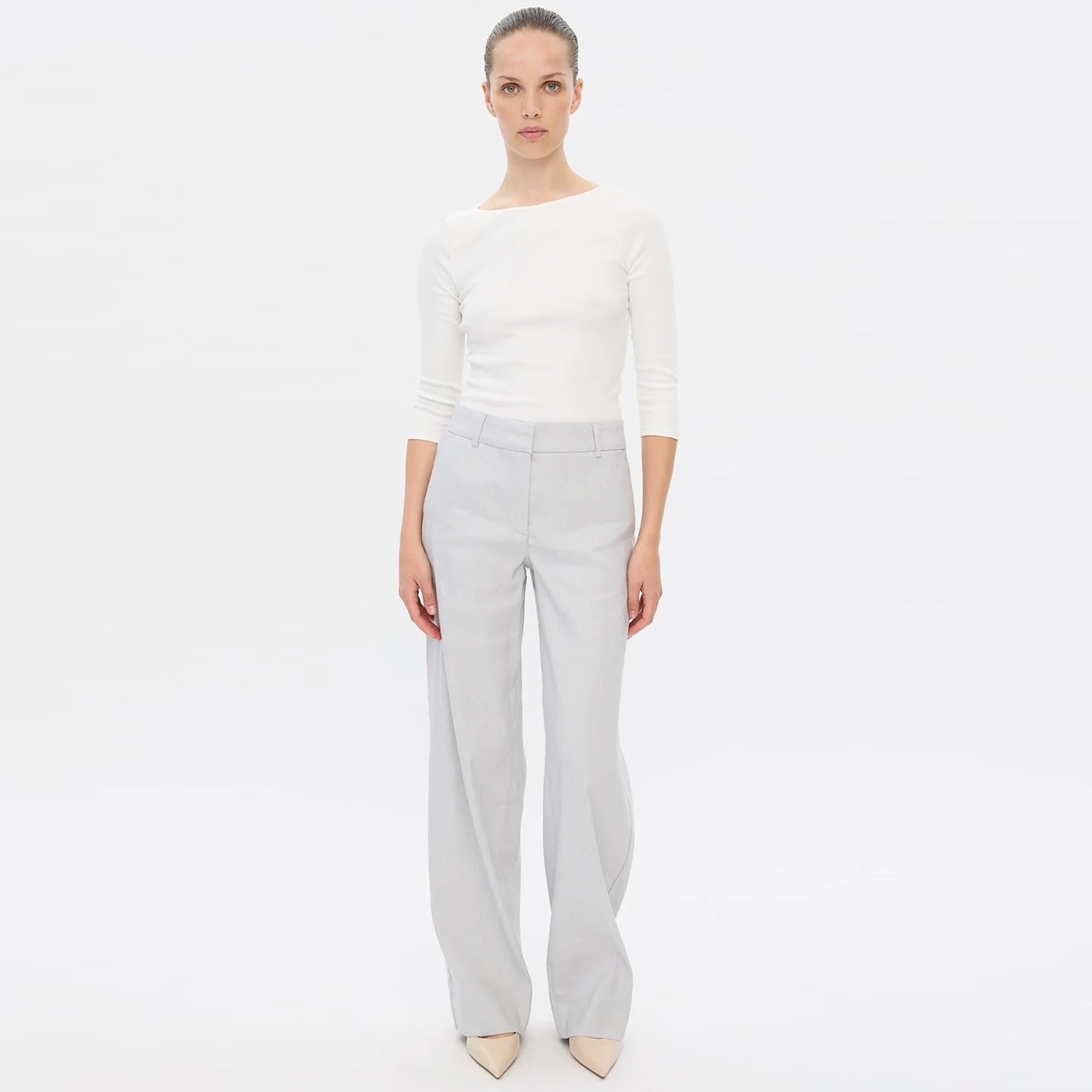 DenaFV 769 Ankle quiet grey linen Five Units