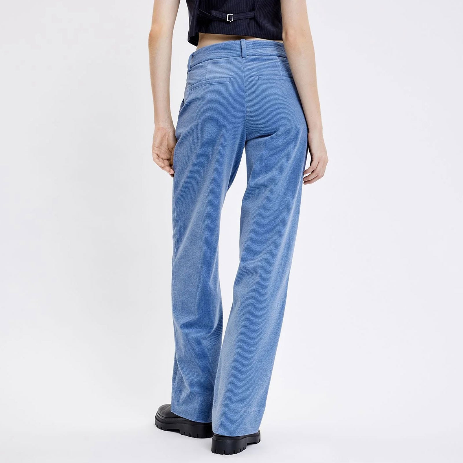 DenaFV 837 Pants frost blue corduroy