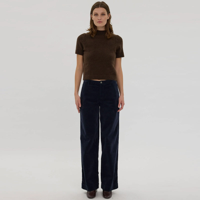 EricaFV Regular 618 navy mini corduroy Five Units