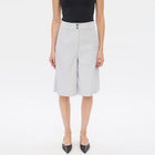 LauraFV 769 Long Shorts quiet grey linen Five Units