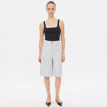 LauraFV 769 Long Shorts quiet grey linen Five Units