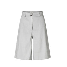 LauraFV 769 Long Shorts quiet grey linen Five Units