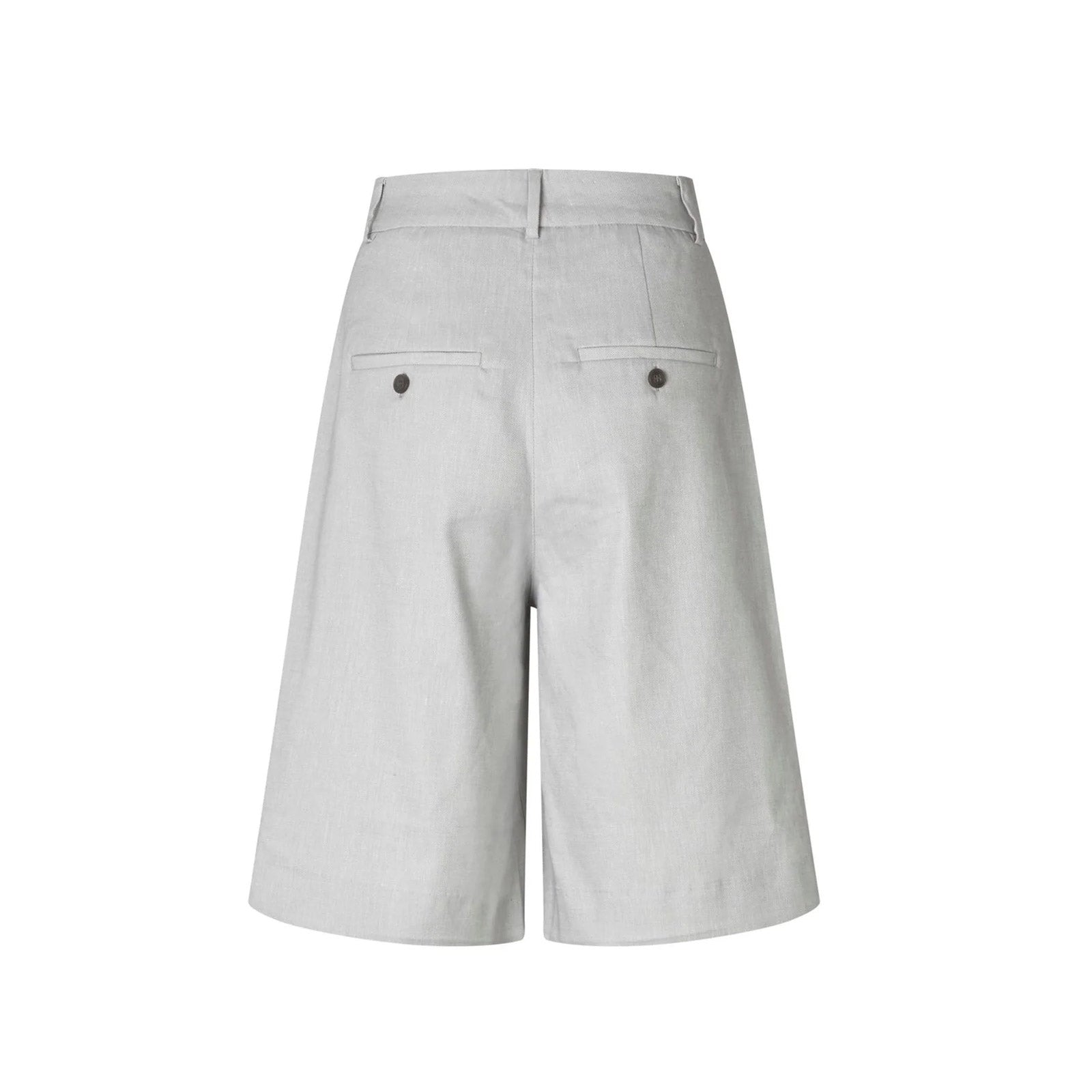 LauraFV 769 Long Shorts quiet grey linen Five Units