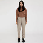 MalouFV 438 Trousers dark sand melange