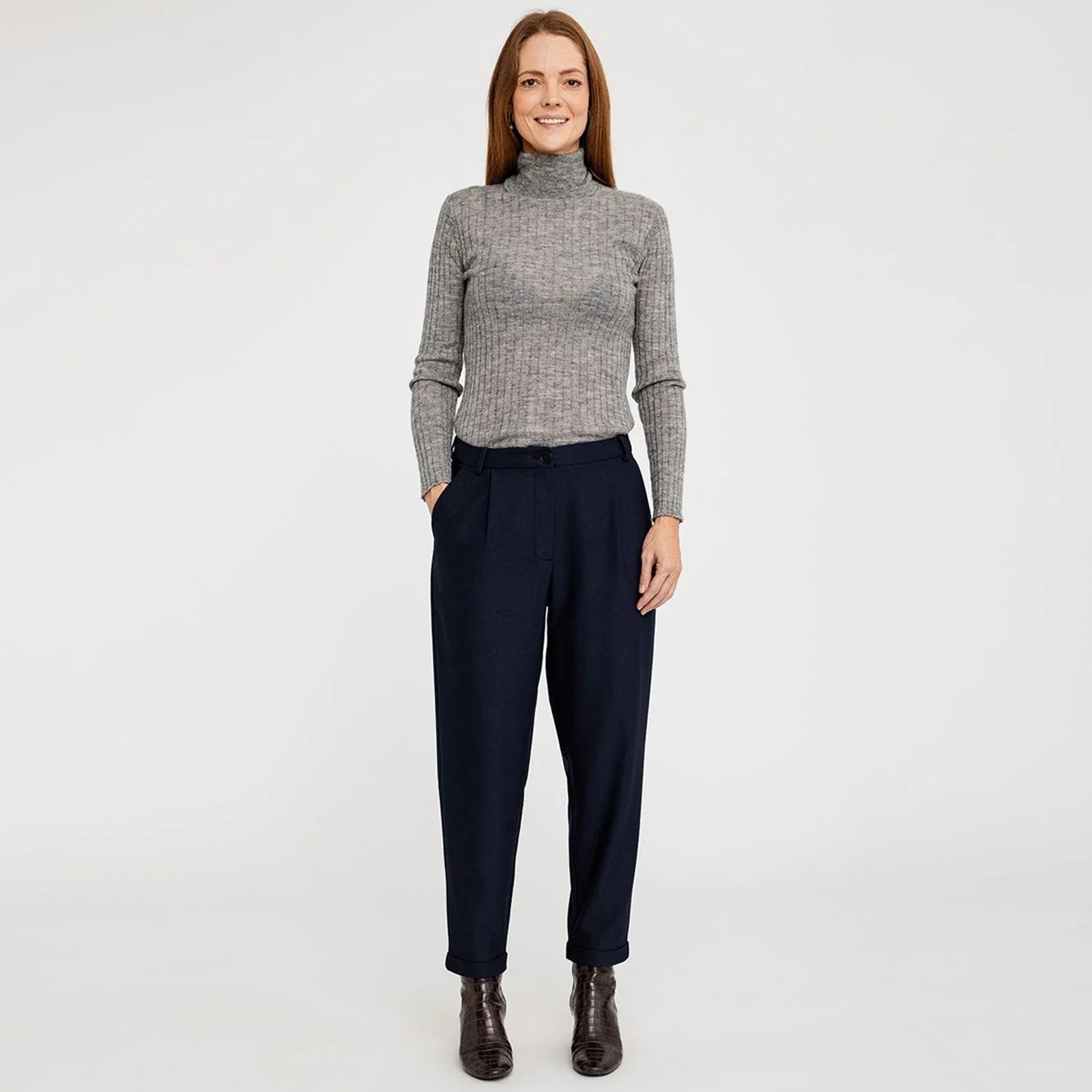 Malou Trousers 058 navy night