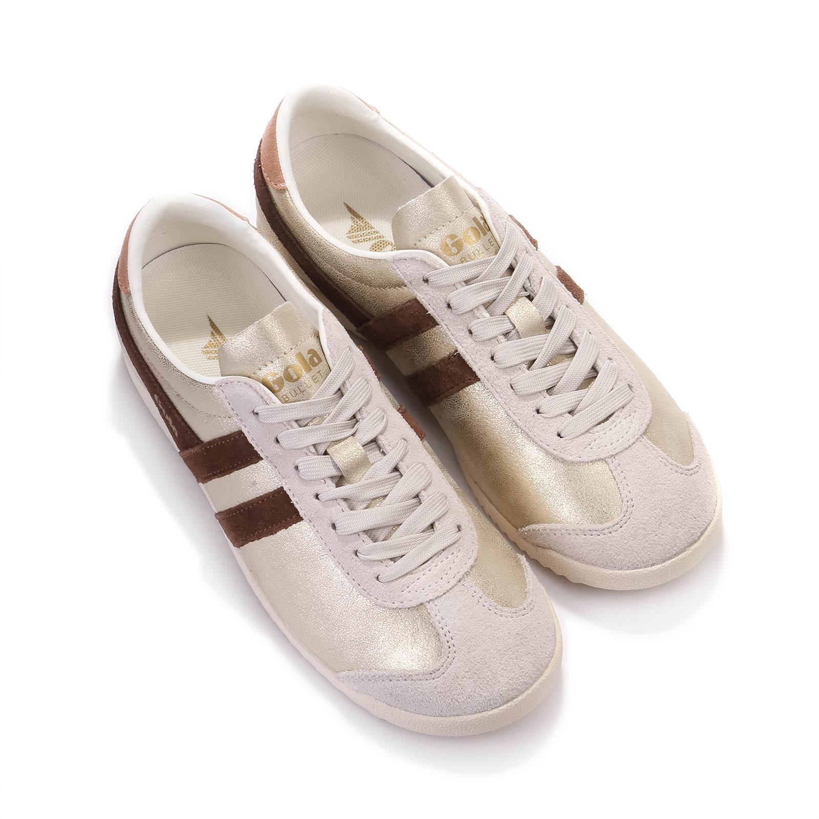 Bullet Blaze gold/dark brown/cameo Gola