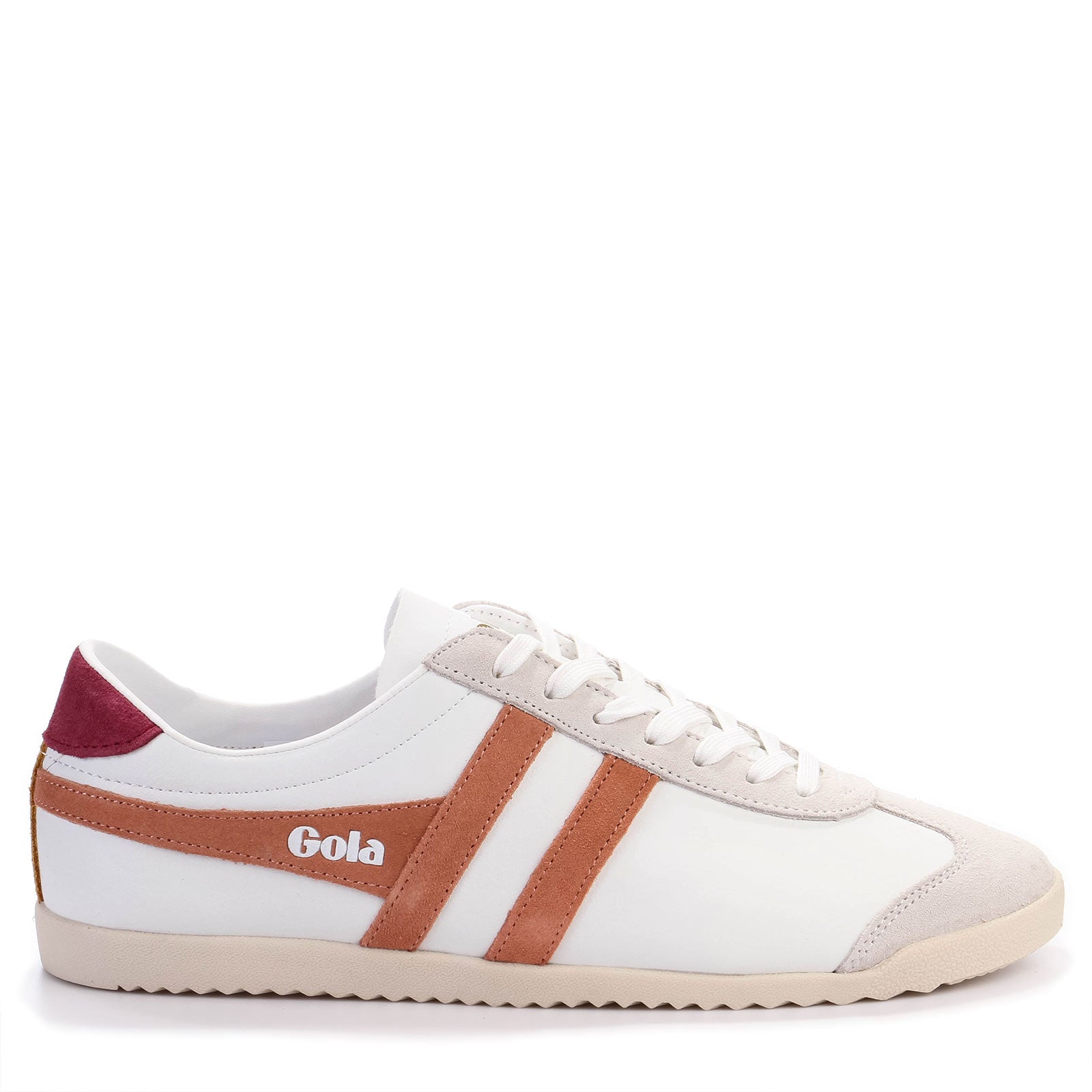 Bullet Pure white/terracotta/cerise