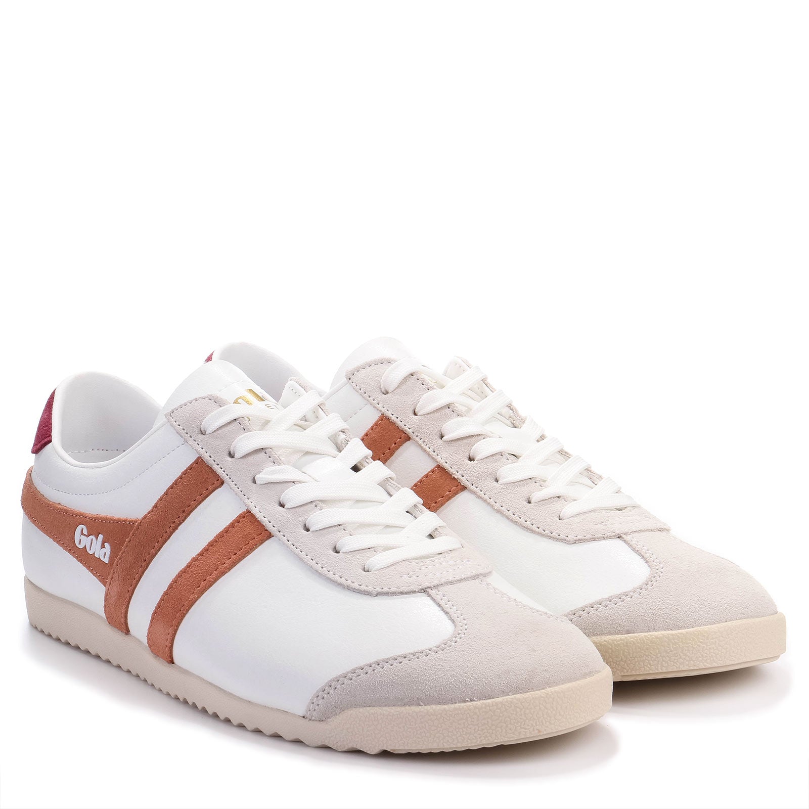 Bullet Pure white/terracotta/cerise