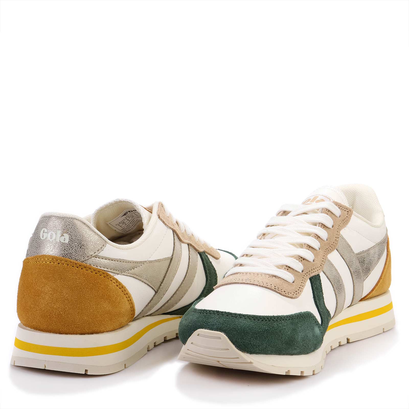 Daytona Quadrant off white/evergreen/gold/sun