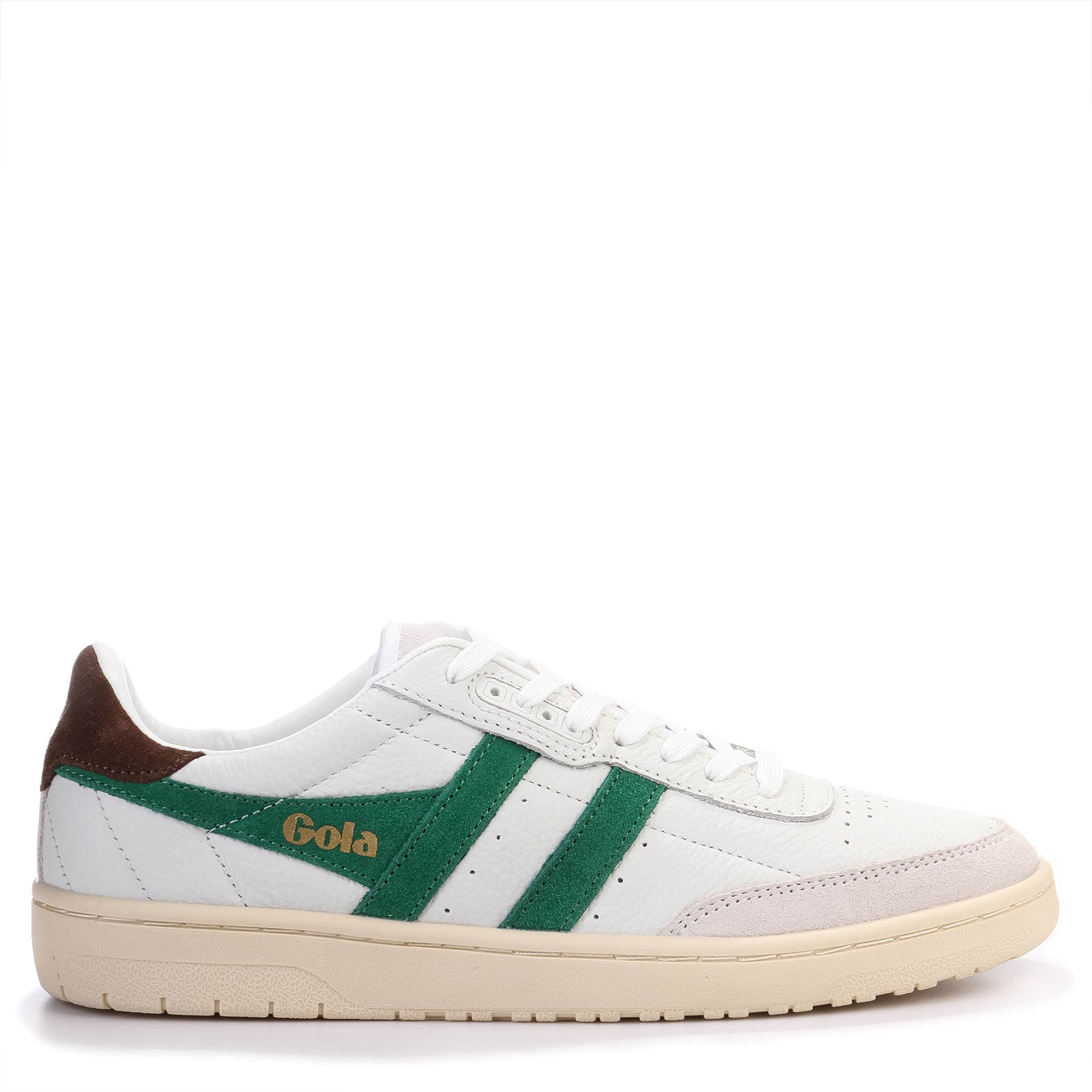 Falcon Womens Trainer white/emerald/dark brown Gola