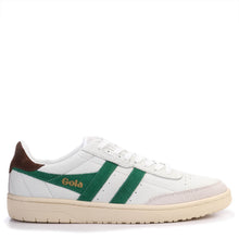 Falcon Womens Trainer white/emerald/dark brown Gola