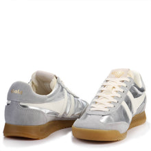 Firefly Metallic Trainers silver/off white