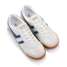 Harrier Leather white/marine blue