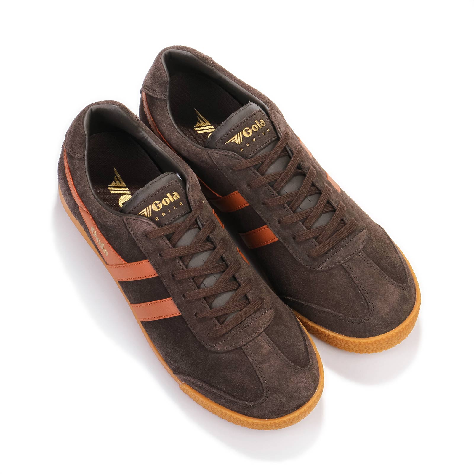 Harrier Suede dark brown/moody orange