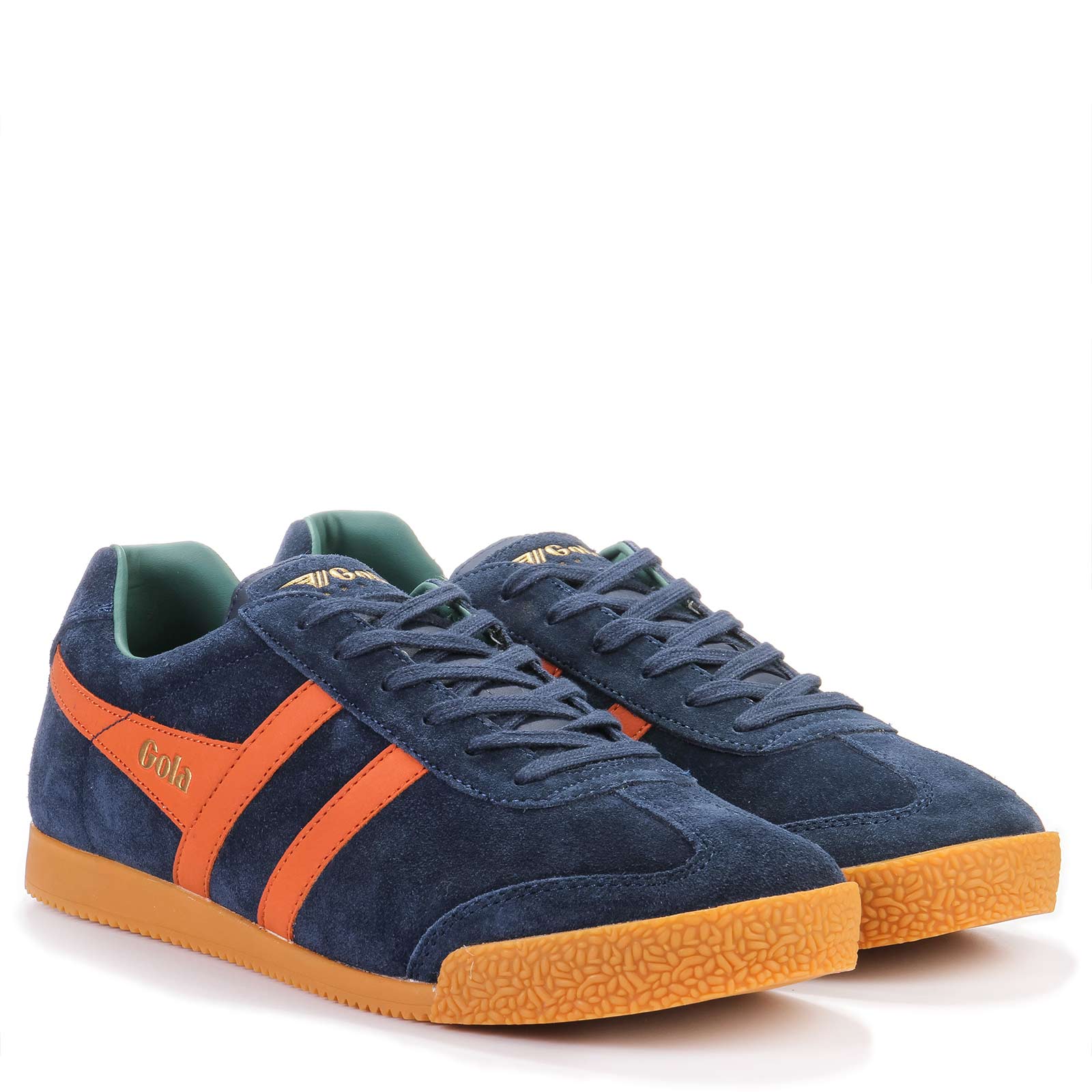 Harrier Suede navy/m.orange/sage