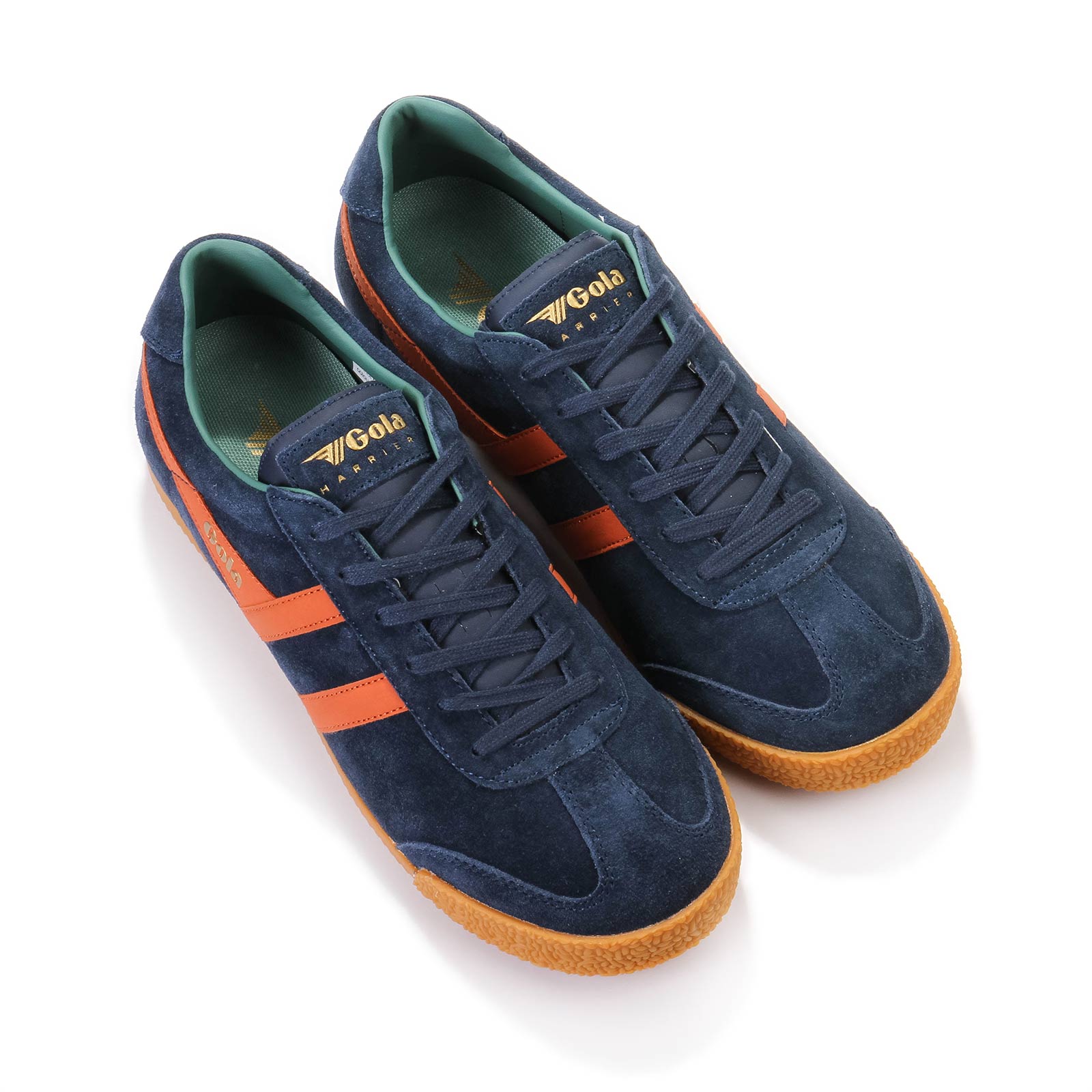 Harrier Suede navy/m.orange/sage