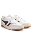 Hawk Womens Trainer white/dark brown/gold Gola