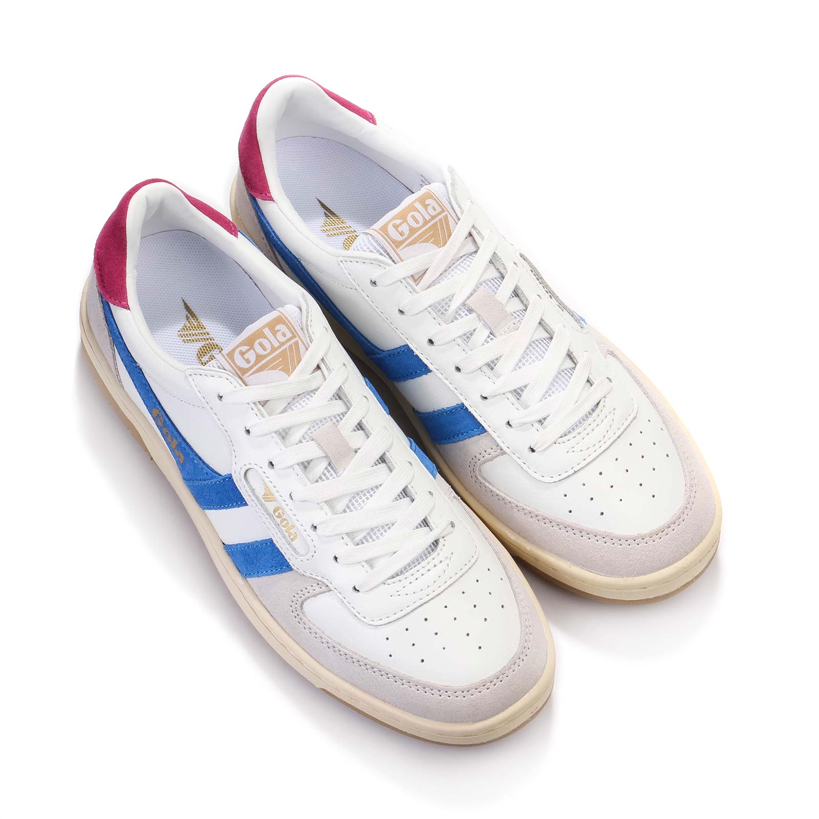 Hawk Womens Trainer white/pacific/fuchsia Gola