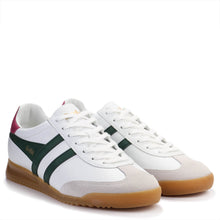 Torpedo Leather white/evergreen/fuchsia