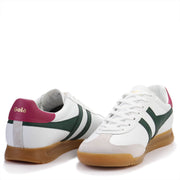 Torpedo Leather white/evergreen/fuchsia