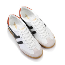 Torpedo leather white/black/moody orange