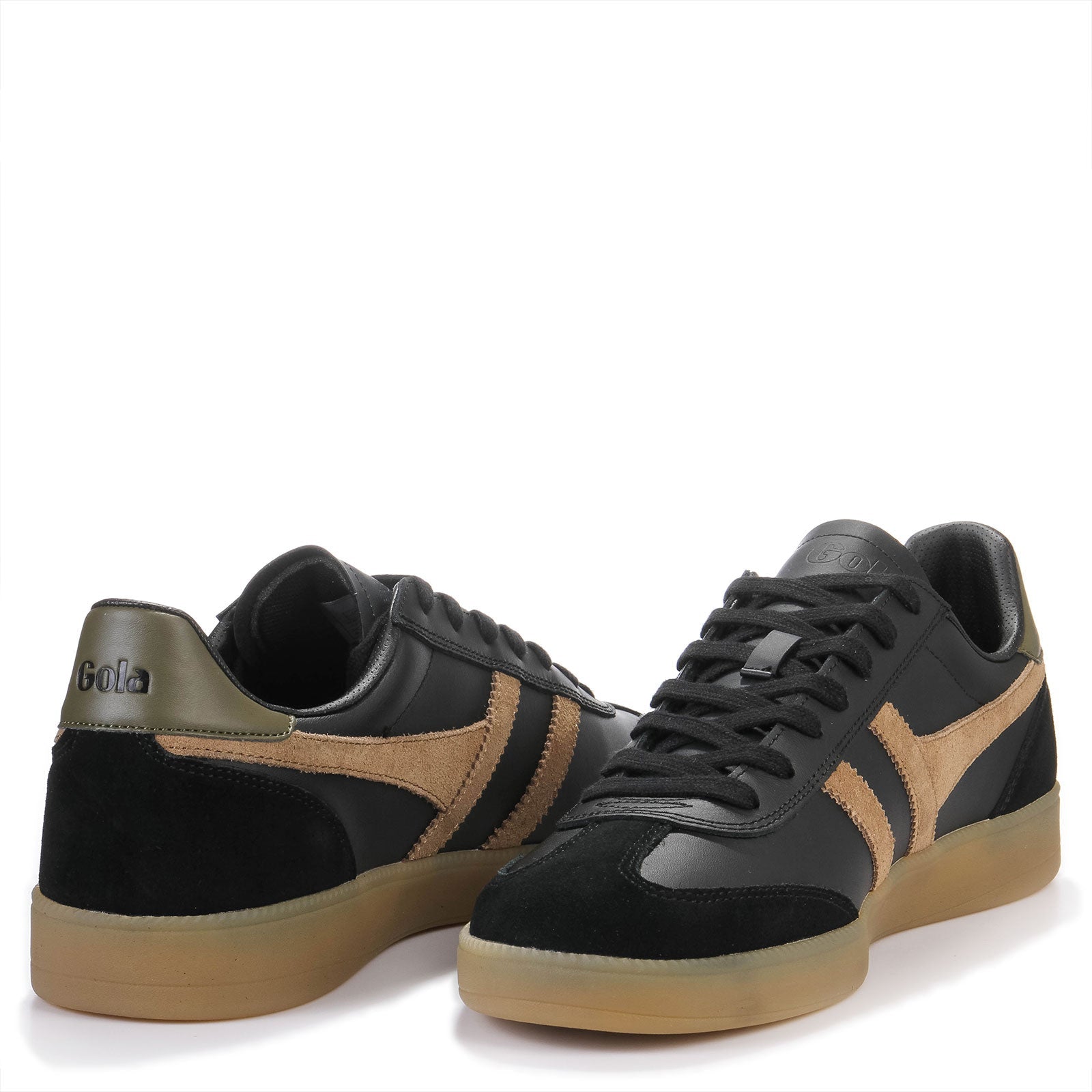 Viper Leather black/tobacco/khaki/gum Gola
