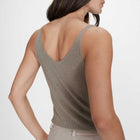 Fitted Lurex Top Paillette kaki Grace & Mila