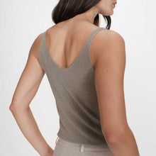 Fitted Lurex Top Paillette kaki Grace & Mila