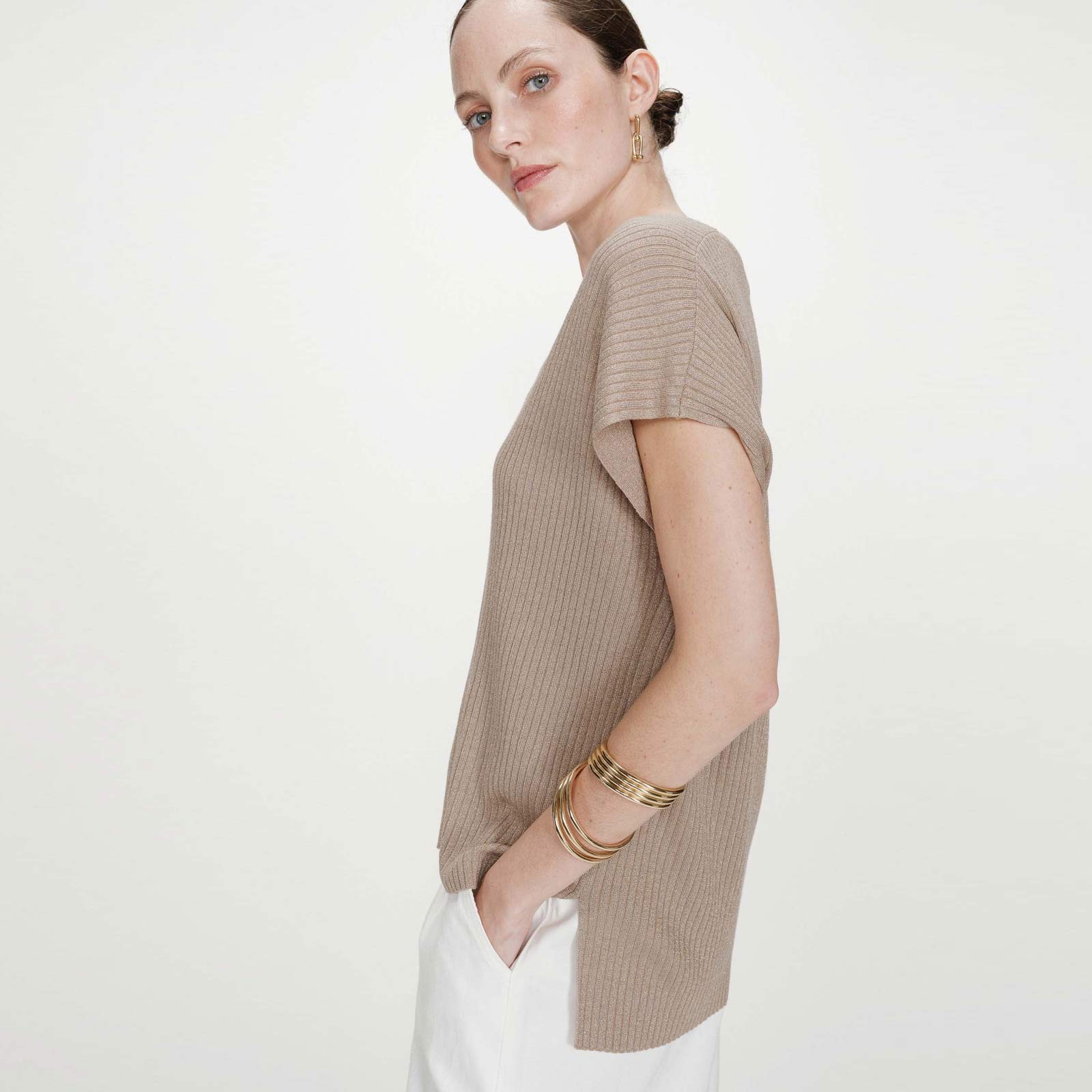 Loose Lurex Top Vaporo or Grace & Mila