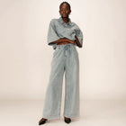 Pompon Baggy jeans sky blue Grace & Mila