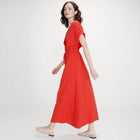 Robe Longue Portefeuille Pollen sanguine Grace & Mila